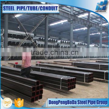 erw black 100x100x3.0mm hollow section steel pipe for table