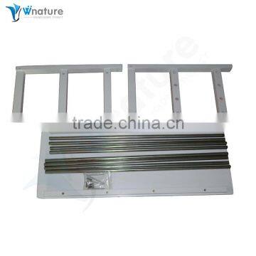 Large Rectangular Modern White Leather Bench With Shoes Storage Rack Eco-Friendly photo-5