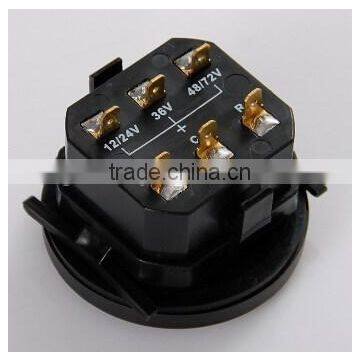 12V/24V, 36V, 48V/72V Universal Battery Indicator With Hour Meter photo-6