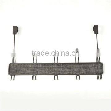 Metal Door Hanging Rack, 5 Hooks photo-2