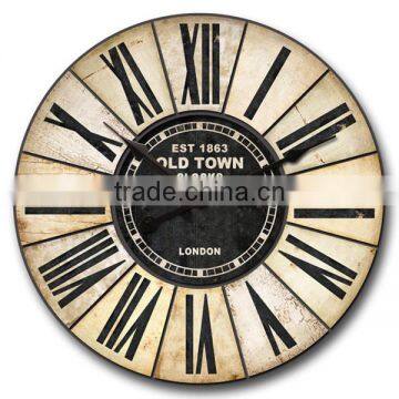 Popular and Classic Wooden Wall Clocks Vintage MDF Wall Clocks Cheap Wall Clocks Wholesale