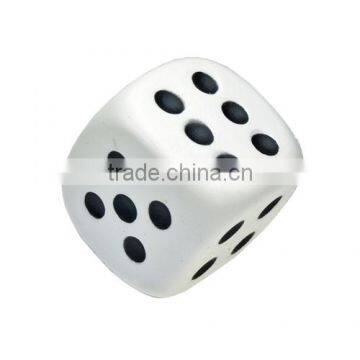 foam toy promotional antistress dice shaped antistress ball