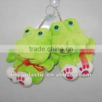 promotional stuffed plush frog toys of Small pendant