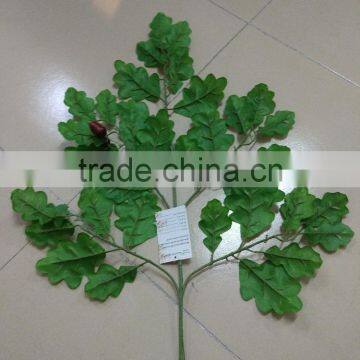 Guangzhou Shengjie Fire Retarant Oak Tree Leaves 5 Branches photo-2