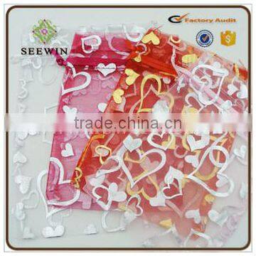 Transparent Hotsale Colorful Organza Holiday Gift Round Pouch Drawing Bags for Jewelry photo-5