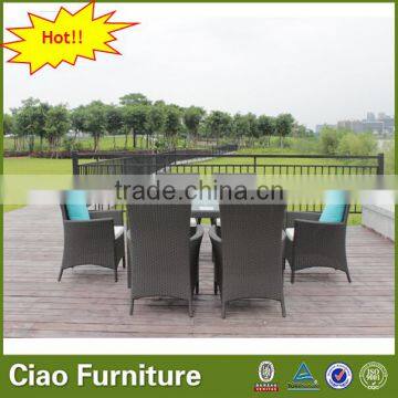 Restaurant Furniture 6 Seater Rattan Dining Set photo-5