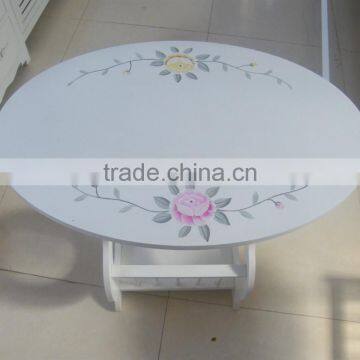Modern Round Nesting Wooden Coffee Tables photo-5