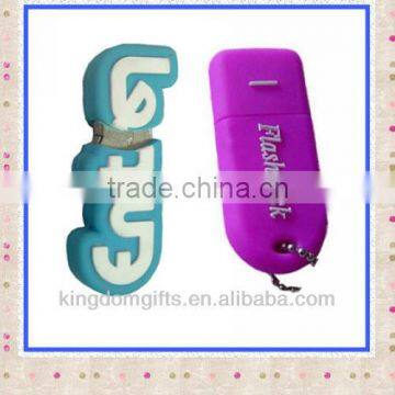 Stylist Letter Design Silicone USB