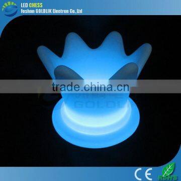 Computer Control Wedding Decorative Chess RGB Colors Illuminated LED Light Queen Crown photo-4