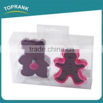 Toprank Custom Funny 3D Plastic Animal Shape Plunger Cookie Cutter Cookie Stamp photo-4