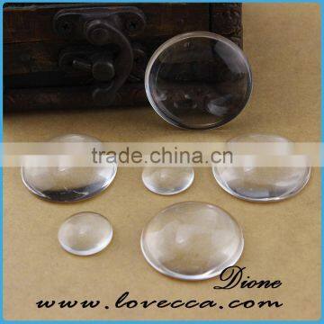 Various Shape DIY Jewelry Cabochon 8-30MM Flat Back Clear Crystal Glass Cabochon photo-3