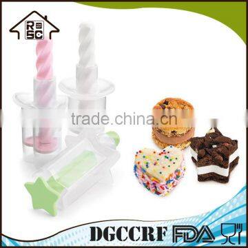 Plastic Mini Ice Cream Sandwich Maker,Home Portable Ice Cream Sandwich Maker and Cutter for Kids photo-3