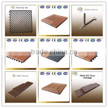 Recycled Wpc Material Outdoor /indoor Wpc Diy Decking /flooring