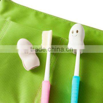 Wholesale 2 Pcs TPR Toothbrush Head Cover Travel Tooth Brush Case Toothbrush Cap photo-3