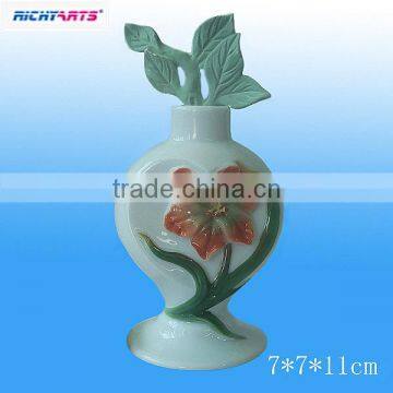 Decorative ceramic perfume bottle aroma diffuser