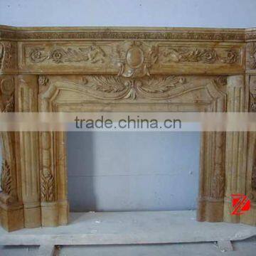 home decorative stone fireplace mantel