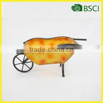 Garden accessory handicraft metal garden cart