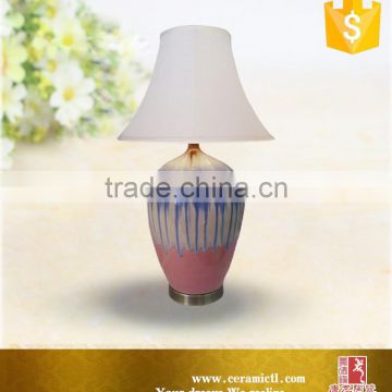 Folk art design lamp lighting side table lamps for bedroom