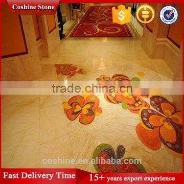 Gold spider anilox marble with linght yellow vein marble stone