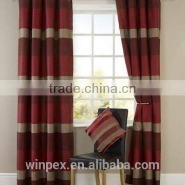 100% Polyester Faux Silk Curtains