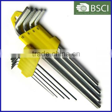 JDYFGJ-0001 9PCS Long Arm Hex Key Set