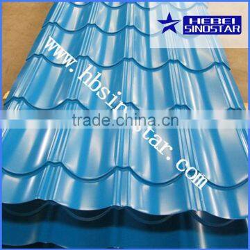 prepainted galvanized corrugated steel roof sheet/plate