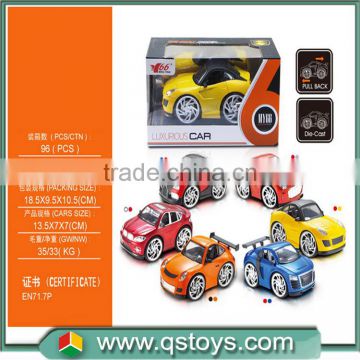 2015 best selling metal car toys with ABS material