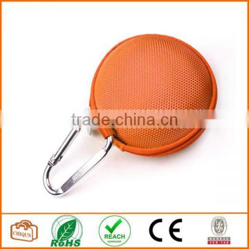 Orange Earphone handsfree headset HARD EVA Case