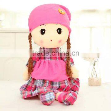 Stuffed Plush Custom Girl Doll Factory Wholesale Toy photo-4