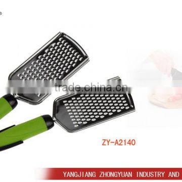 Bright color zester &vegetable grater with PP handle as seen on tv