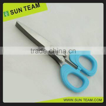 SK077 7" Professional 7 Blades Stainless Steel Herb Scissors photo-6