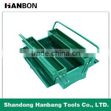 High Quality 19'' Double Layer Portable Metal Tool Box photo-4