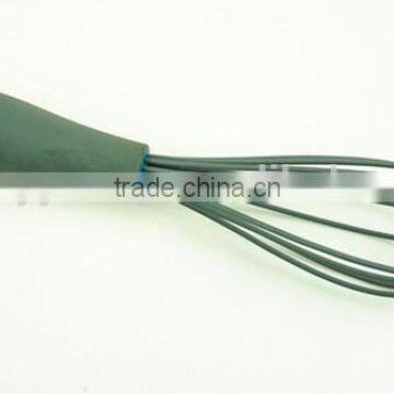 13018 Silicone Kitchenware Egg Whisk With Rubber Handle photo-5