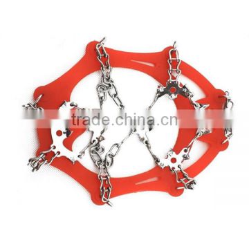 slip resistant snow chain crampons ice shoes spikes