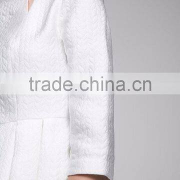 Sell Latest Woman Dress Design Fashion Floral Printed Autumn Winter Custom Business Office Formal Lady Dresses With Sleeves photo-3