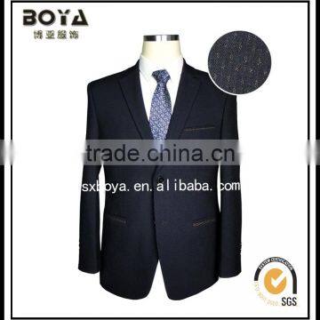 2015 hot sale blazer men wool blazer with piping