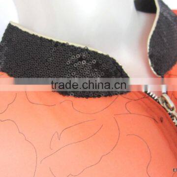 ORANGE Georgette Shaded CAFTAN Kaftan Tunic Poncho Zip Cover up photo-5