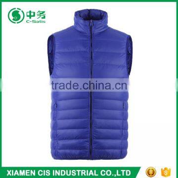 2017 Trendy European Style Winter Plus Size Ultralight Mens Padded Down Vest photo-4