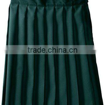 100% Cotton Beautiful Girl School Uniform Skirt ,School Uniform Design photo-2