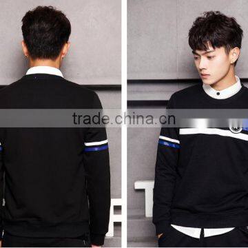 Teenagers Autumn Tide Male Hoodie Sets Round Collar Male Money Academy for Sports Leisure Wind Thin Coat of Cultivate One's Mora photo-4