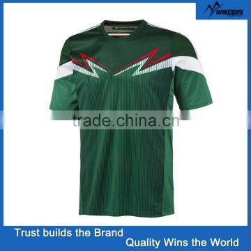 Wholesale Customized 100% Polyester High Quality Men Soccer Jersey Football Team Sets
