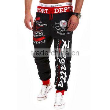 2016 Men Jogger Pants Customized Grey With Drawstring Latest Design photo-5