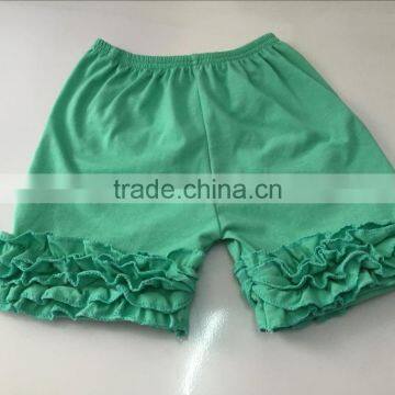 Wholesale Kids Clothing Boutique Baby Girls Ruffle Cotton Shorts