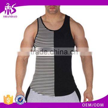 Guangzhou Shandao Wholesale Custom Cheap Striped Curved Hem sport clothes for man