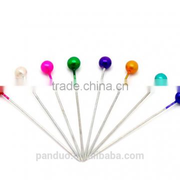 Mixed Color Ball Sewing Pins Plastic Knitting Needles