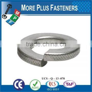 Made in Taiwan Bright Blue Zinc Stainless Steel Spring Standard Medium Split Lock Washer photo-6