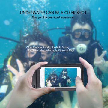 Eco-Friendly TPU Waterproof Dry Pouch Floating Waterproof Case IPhone Dry Bag With Air-Filled Frame Function photo-3