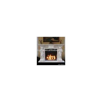 marble fireplace