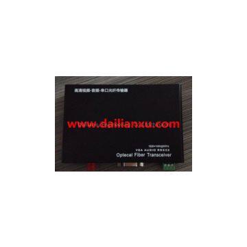 VGA Video/Audio/Data Fiber Optical Transmitter and Receiver