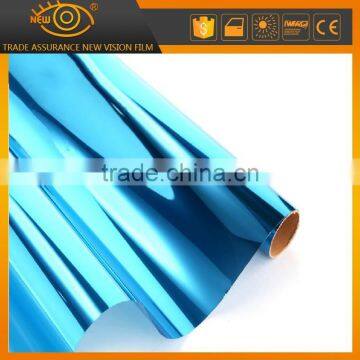 Hot selling silver-blue glass building window tint film rolls